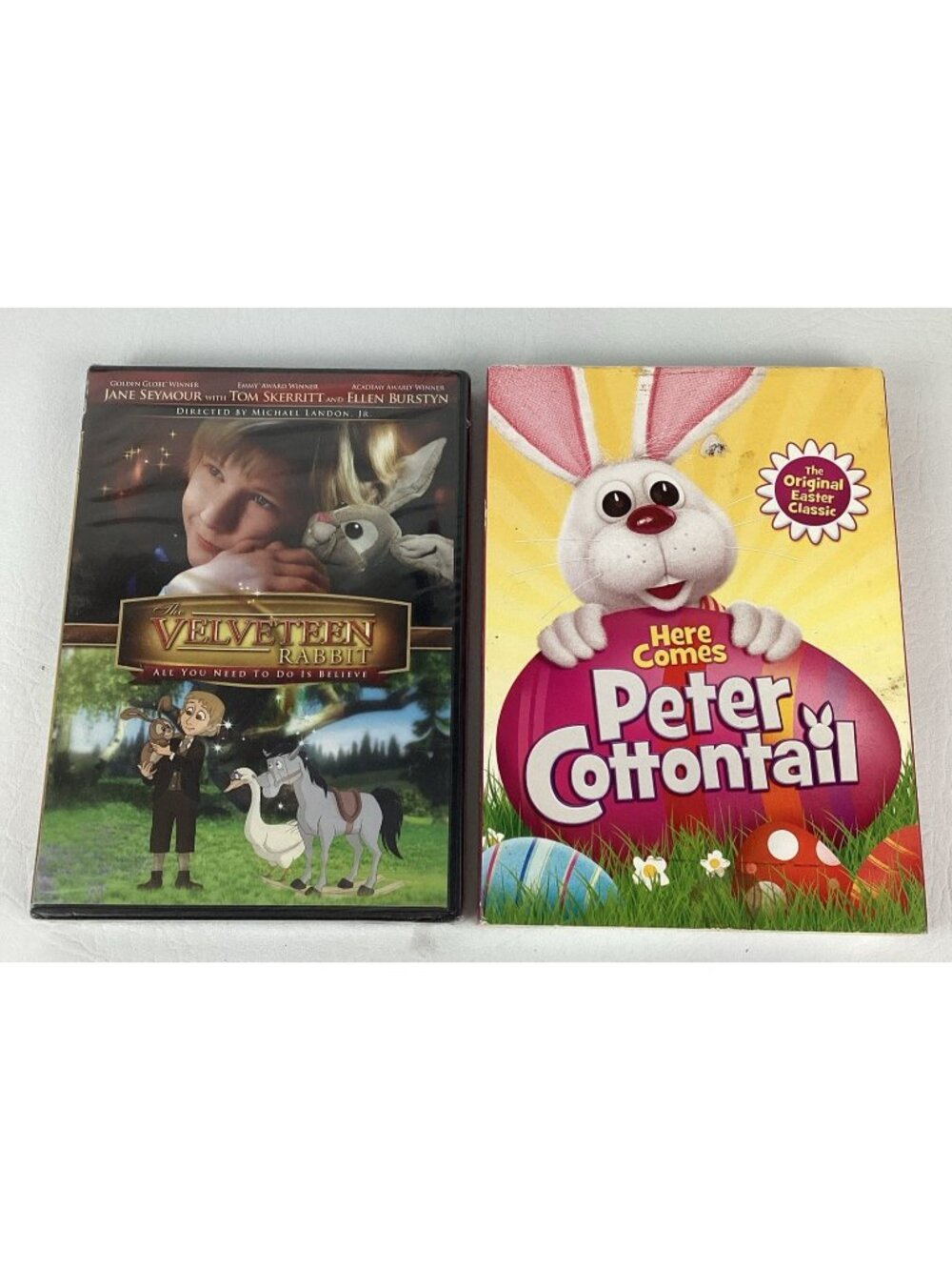 Easter Bunny DVD Bundle The Velveteen Rabbit Here Comes Peter Cottontail Sealed